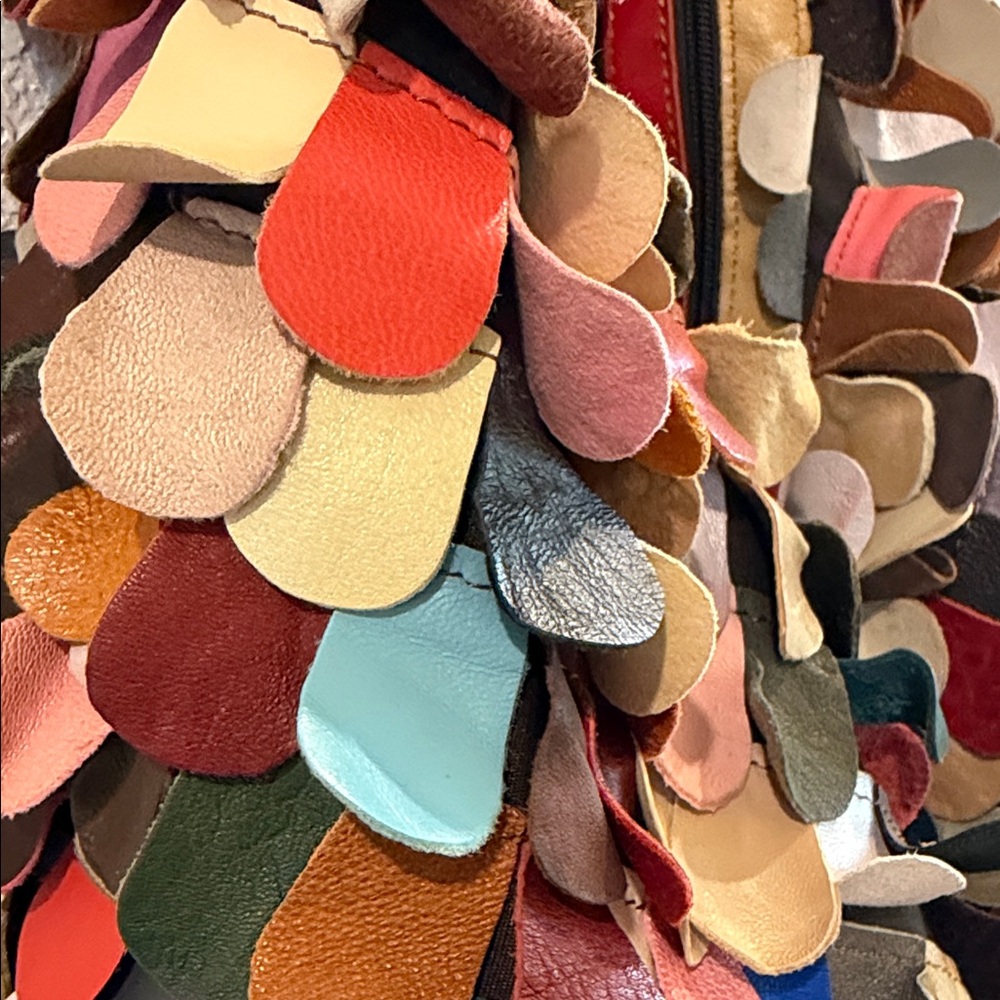 Multicolor Patchwork Hobo Bag - image 4